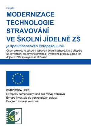 SZIF Modernizace ŠJ (varné kotle)