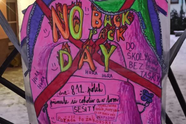 NO BACKPACK DAY