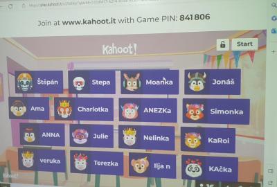 Oblíbený Kahoot 25.1.