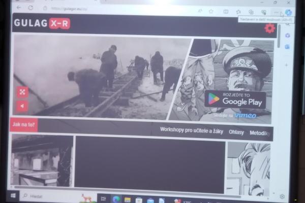 Výuka moderních dějin na naší škole - s programem GULAG XR