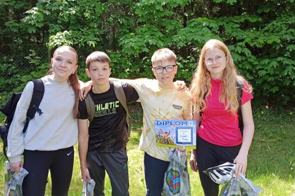 DOPRAVNÍ VÝCHOVA NA NAŠÍ ŠKOLE - ŠKOLNÍ A OKRESNÍ KOLO DOPRAVNÍ SOUTĚŽE MLADÉHO CYKLISTY 2025