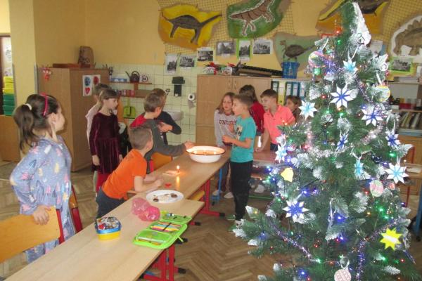 Vánoční besídka ve třídě