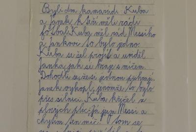 Kristina Chadimová, 5.tř. - 1. strana