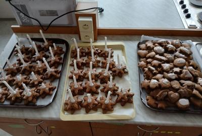 výsledek pečení perníčků